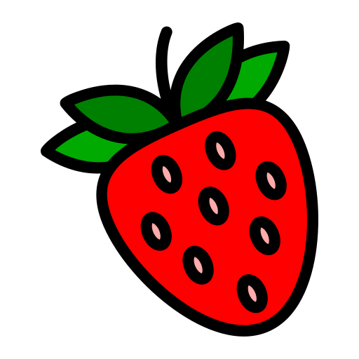 fraise Generic color lineal-color Icône