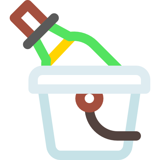 Ice bucket Basic Rounded Lineal Color icon