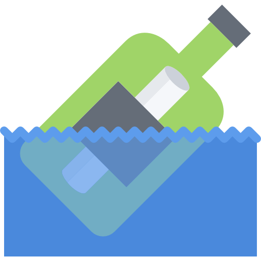 flasche Coloring Flat icon