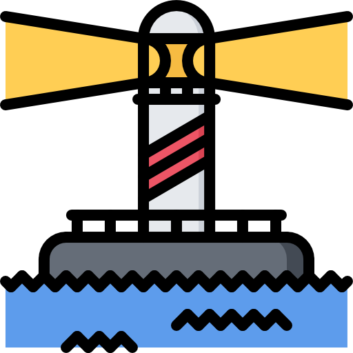 latarnia morska Coloring Color ikona