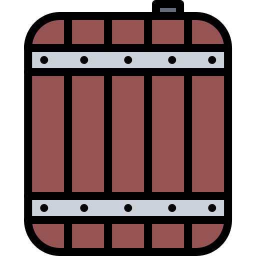 barril Coloring Color icono