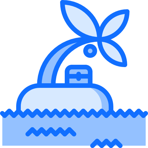 insel Coloring Blue icon