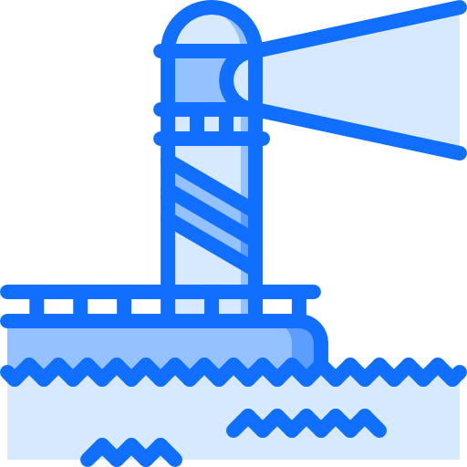등대 Coloring Blue icon