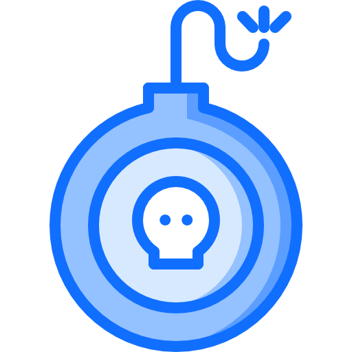 Bomb Coloring Blue icon