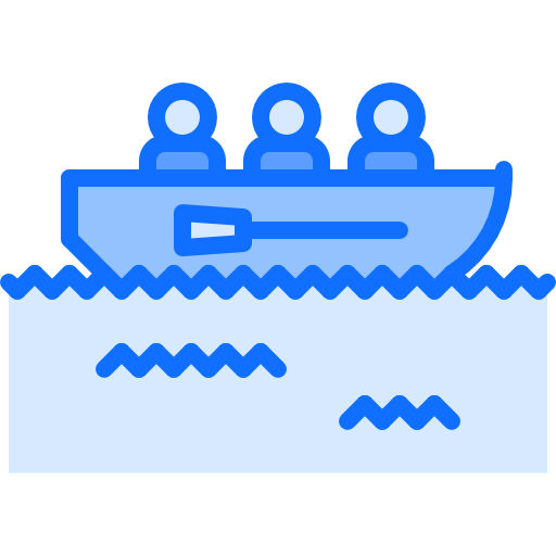 ボート Coloring Blue icon