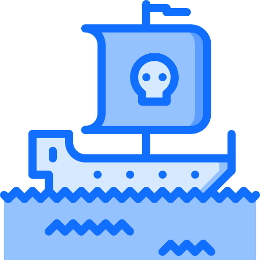 배 Coloring Blue icon