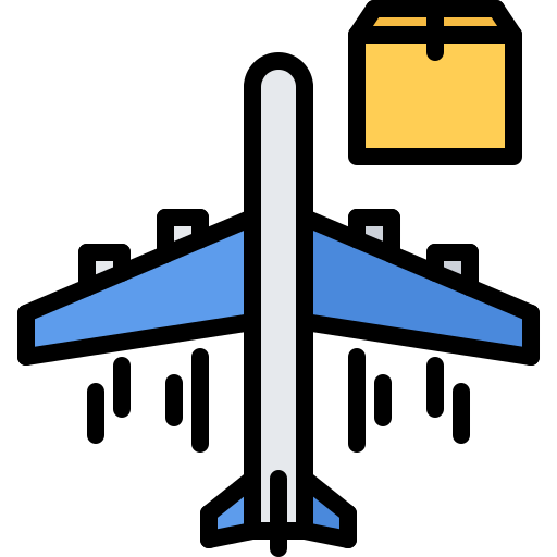 Airplane Coloring Color icon