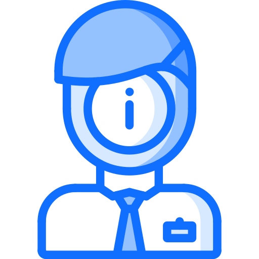 manager Coloring Blue icon