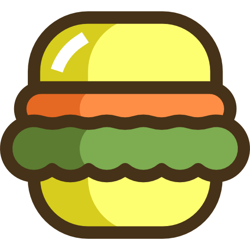 hamburger Flaticons.com Flat icona