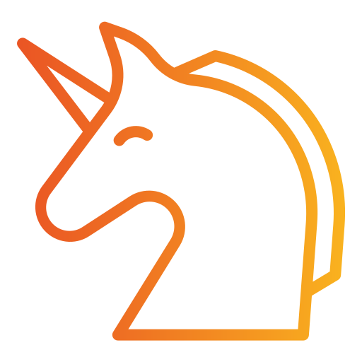 unicornio Generic gradient outline icono