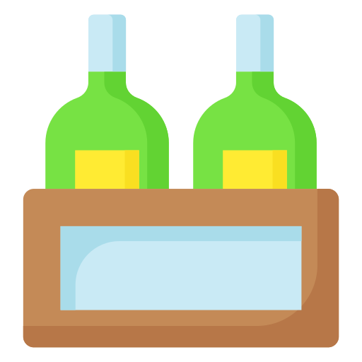 Wine bottles Generic color fill icon
