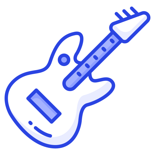 gitara Generic color lineal-color ikona