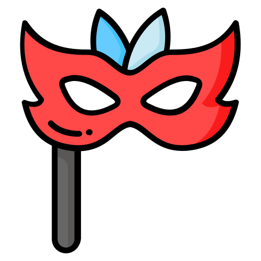 masque de fête Generic color lineal-color Icône
