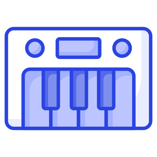 ピアノ Generic color lineal-color icon