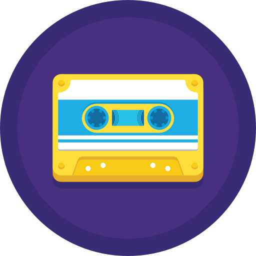 cassette Flaticons.com Lineal icoon