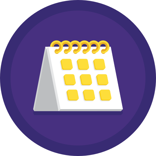 Desktop calendar Flaticons.com Lineal icon