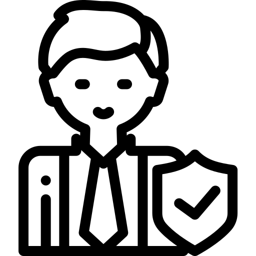 verzekering Detailed Rounded Lineal icoon