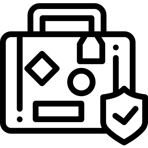 cas Detailed Rounded Lineal Icône