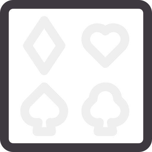 ポーカー Basic Rounded Lineal Color icon
