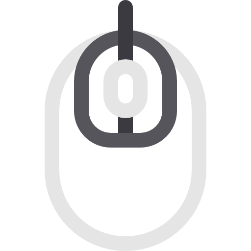 mysz Basic Rounded Lineal Color ikona