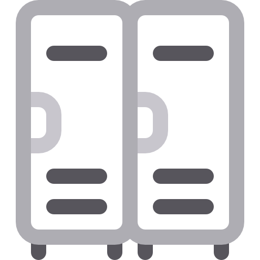 ロッカー Basic Rounded Lineal Color icon