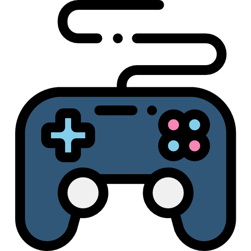joystick Detailed Rounded Lineal color icon