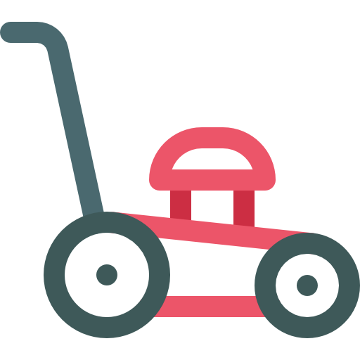 Lawn mower Basic Rounded Lineal Color icon