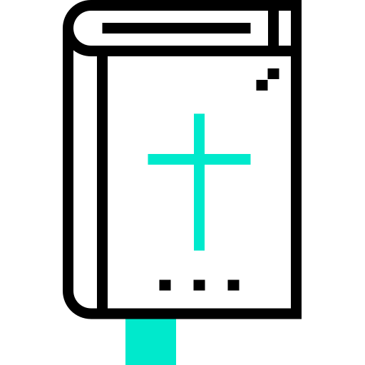 biblia Detailed Straight One Color icono