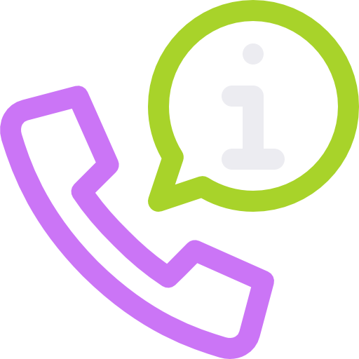 telefoongesprek Basic Rounded Lineal Color icoon