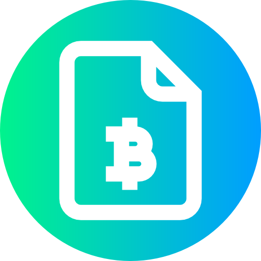 Bitcoin Super Basic Straight Circular icon
