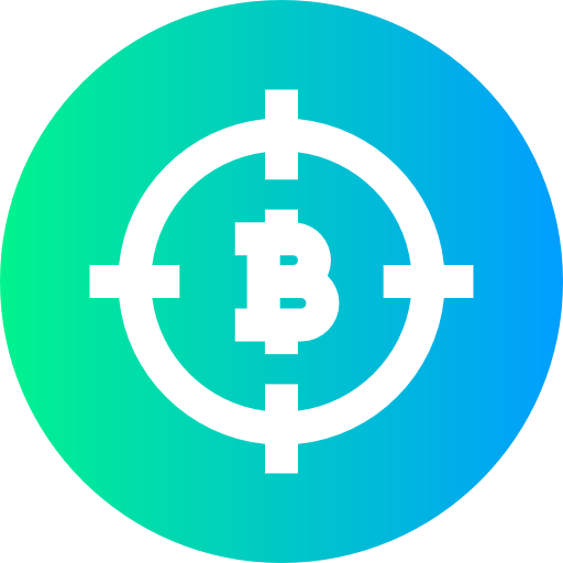 bitcoin Super Basic Straight Circular icona