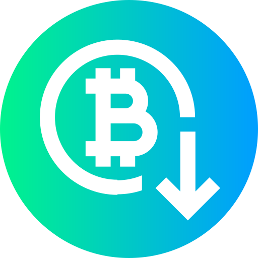 bitcoin Super Basic Straight Circular icona
