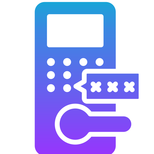 スマートロック Generic gradient fill icon