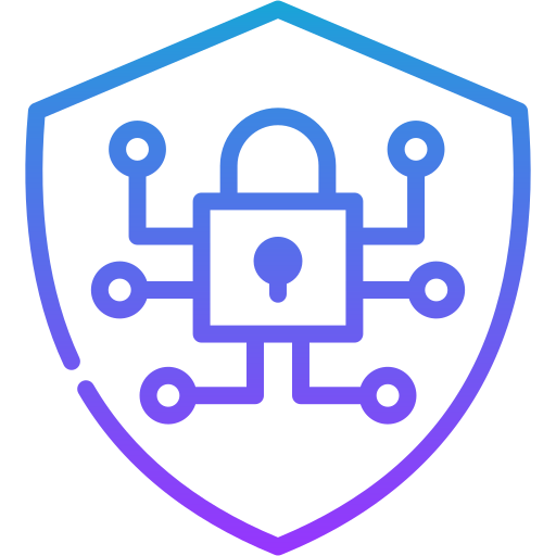 sicurezza informatica Generic gradient outline icona