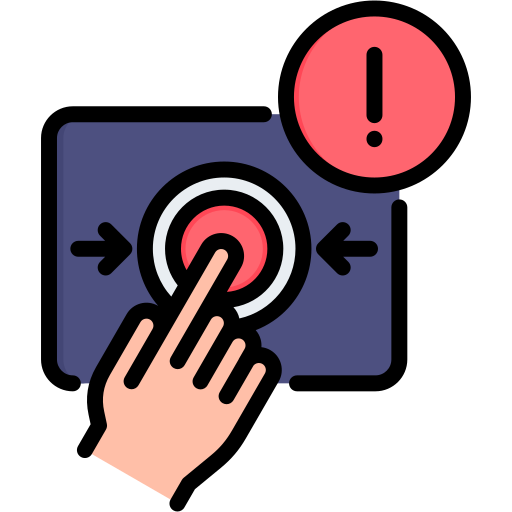 Panic button Generic color lineal-color icon