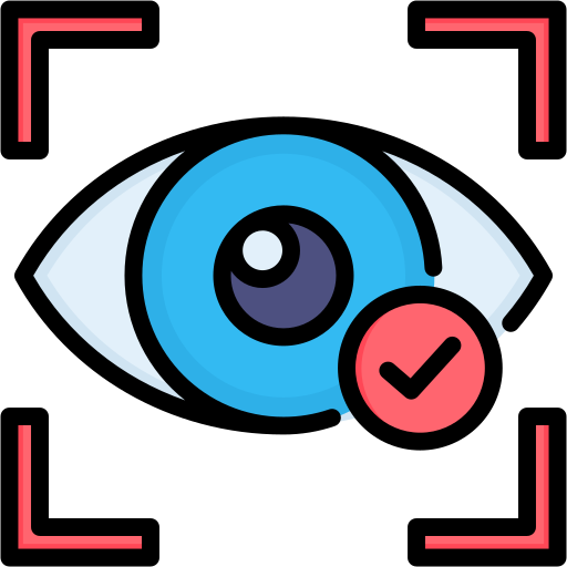 Eye scan Generic color lineal-color icon
