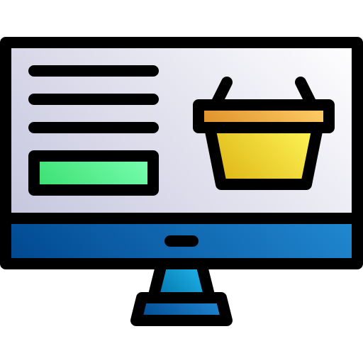 Online cart Generic gradient lineal-color icon