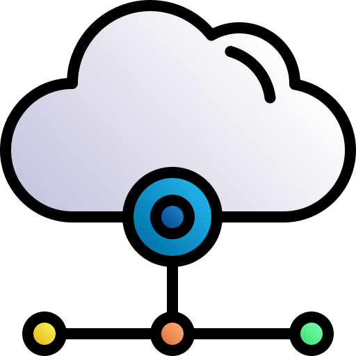 Cloud server Generic gradient lineal-color icon