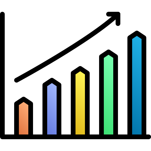 crescita Generic gradient lineal-color icona