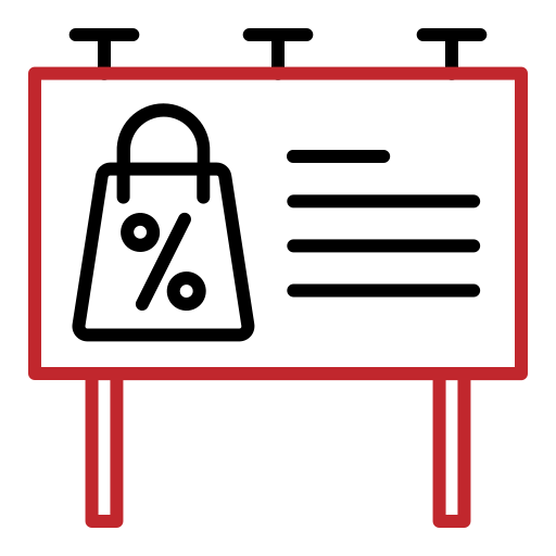 plakatwand Generic color outline icon