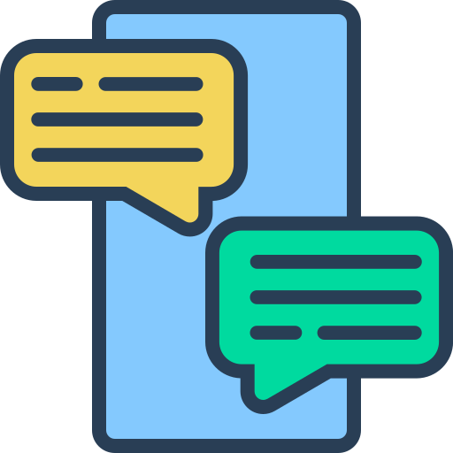 mobiler chat Generic color lineal-color icon