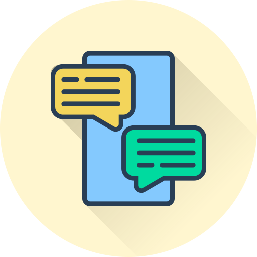 Mobile chat Generic gradient lineal-color icon