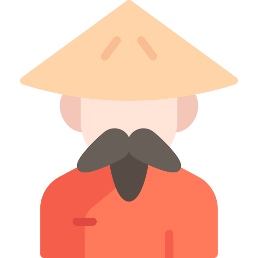 Chinese man Generic color fill icon