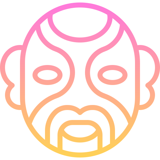Chinese mask Generic gradient outline icon