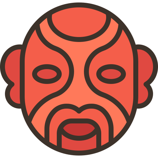 Chinese mask Generic color lineal-color icon