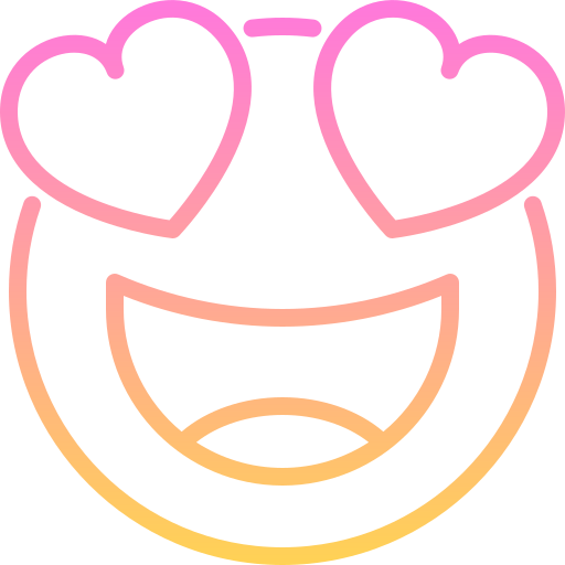 emoji Generic gradient outline ikona