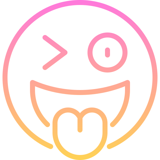 emoji Generic gradient outline ikona