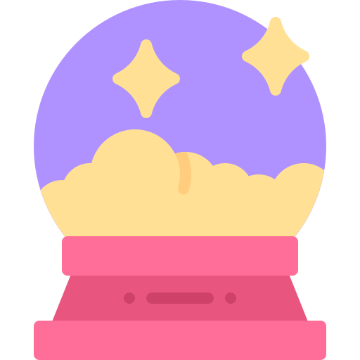 kryształowa kula Generic color fill ikona