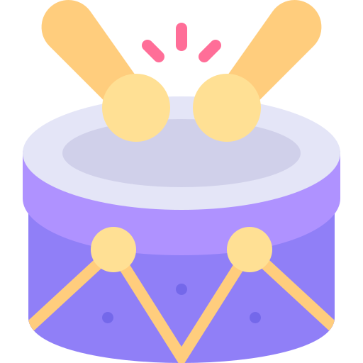 tambor Generic color fill icono