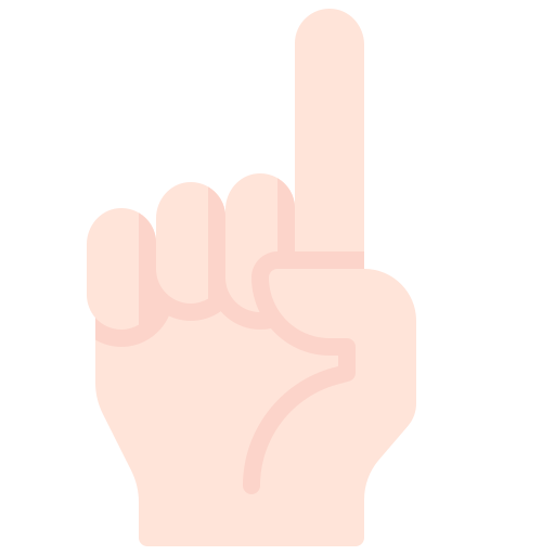 un dedo Generic color fill icono